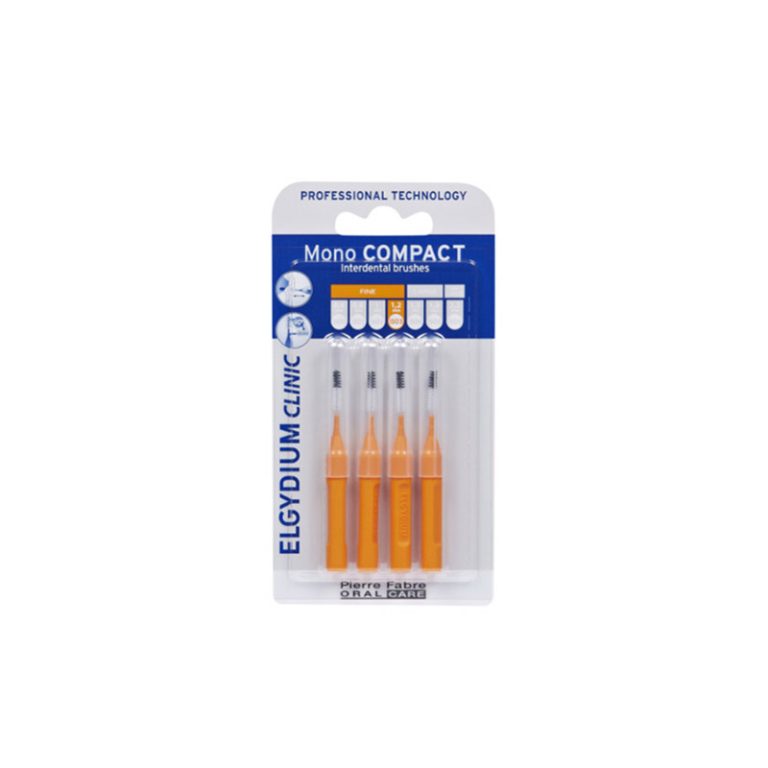 Elgydium Clinic Escovilhão Mono Compact Laranja x4