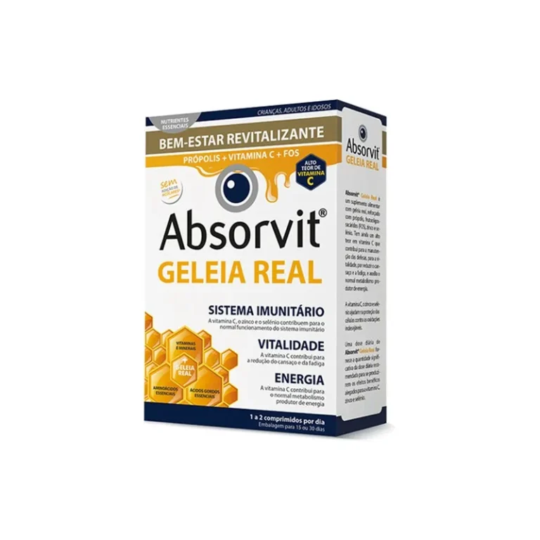 Absorvit Geleia Real + Vitaminas e Minerais (30 Comprimidos)