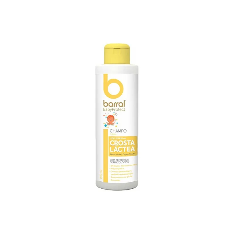 6907907-centralpharmacy_pt Barral Babyprotect Champô Suave de Bebé Não Arde nos Olhos 200ml