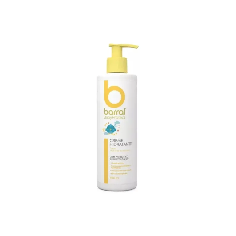 Barral Babyprotect Creme Hidratante Corporal e Facial de Bebé 400ml