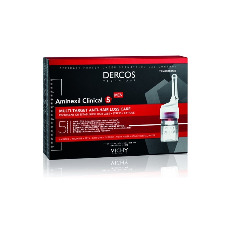 7005959 Dercos Aminexil Intensivo 5 Antiqueda Homem 21 Unidades