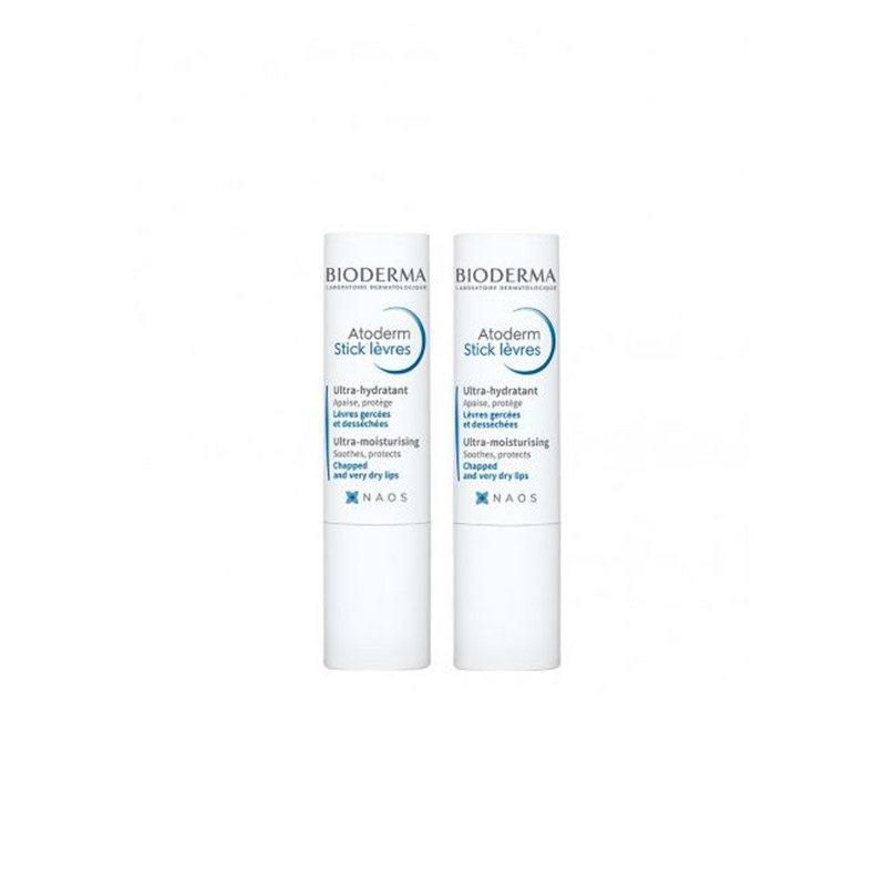 7064451 Bioderma Atoderm Moisturizing Stick Labial 2x4g