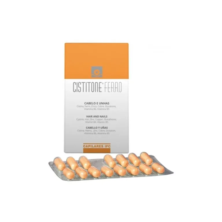 Cistitone Ferro Suplemento Antiqueda Capilar com Ferro 60 Cápsulas
