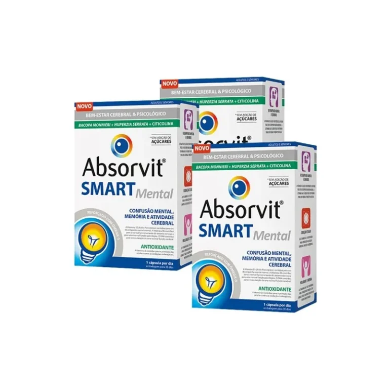 Absorvit Smart Mental Performance Cognitiva e Foco (30 Cápsulas)