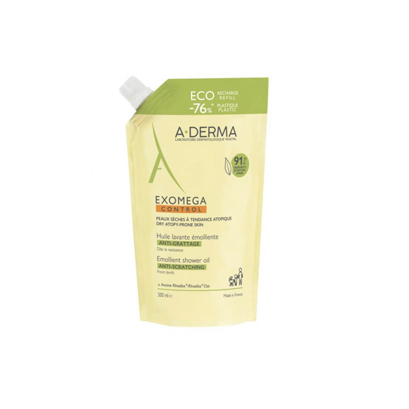 A-derma exomega Oleo emoliente 500 ml recarga