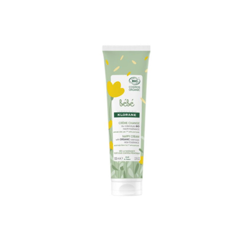 7249094 Klorane Bebé Creme Muda Fralda Bio 100ml