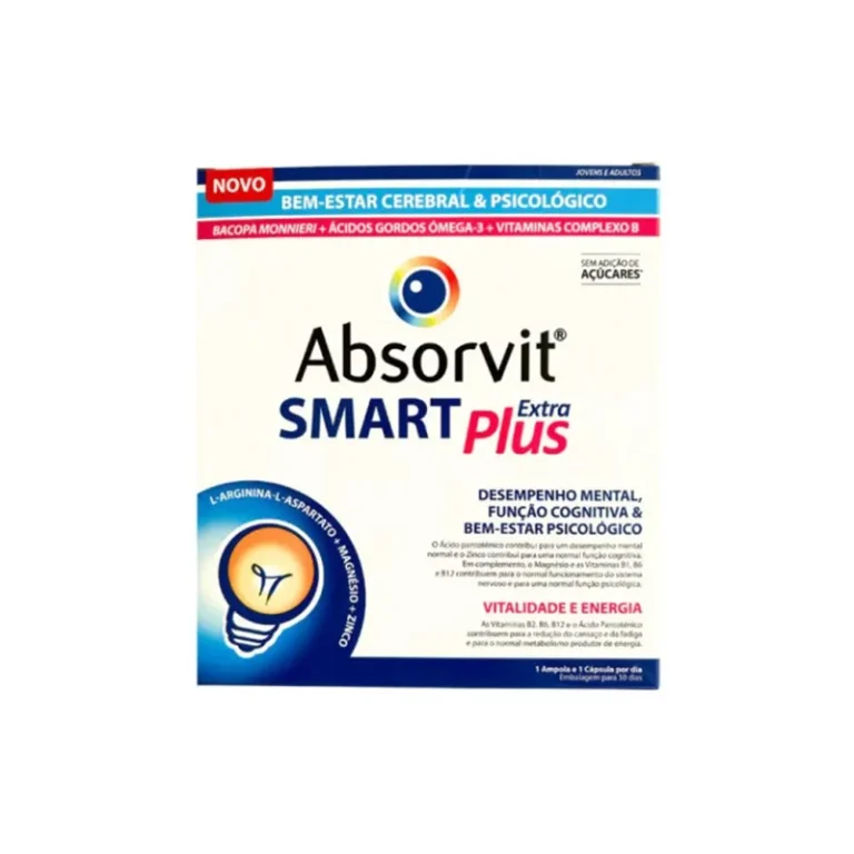Absorvit Smart Extra Plus Duo Cerebral Intensivo (30 Cápsulas + 30 Ampolas)