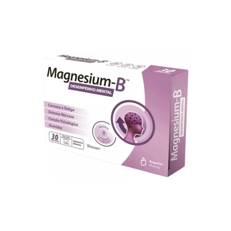 Magnesium B Suplemento Sistema Nervoso e Função Muscular 30 Comprimidos