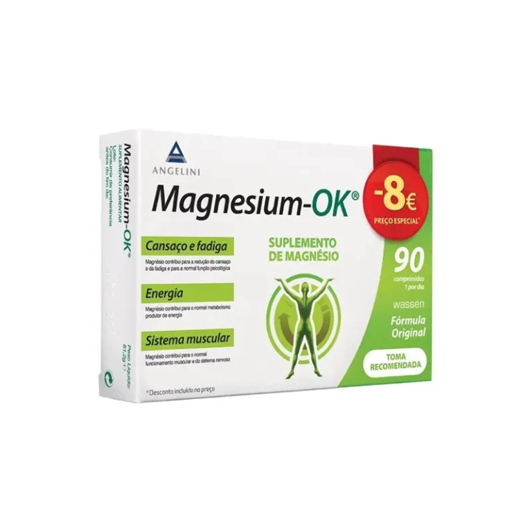 Magnesium-OK Suplemento Fadiga Muscular e Energia Pack Promocional 90 Comprimidos