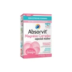 Absorvit Magnésio Mulher Duo Cansaço, TPM e Bem-Estar Feminino (30 Comp + 30 Cáps)