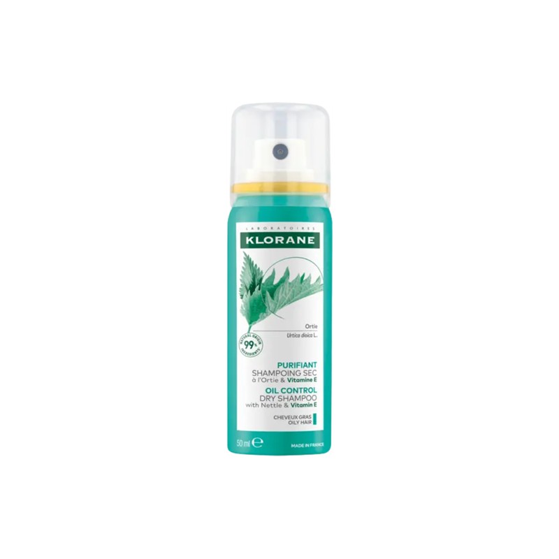 7408096 Klorane Shampoo Seco De Ortiga e Vitamina E 50ml