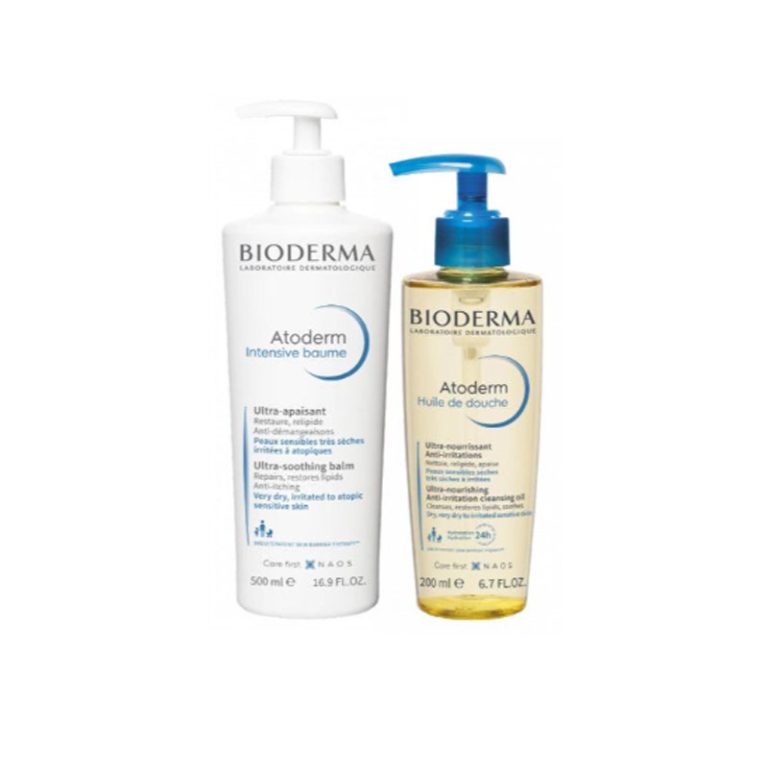 Atoderm Bioderma Intensive Baume 500ml + Óleo Banho 200ml