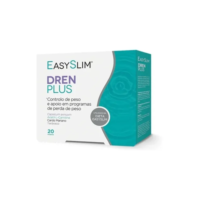 EasySlim Dren Plus Drenagem Linfática Intensiva (20 Ampolas Bebíveis de 10ml)
