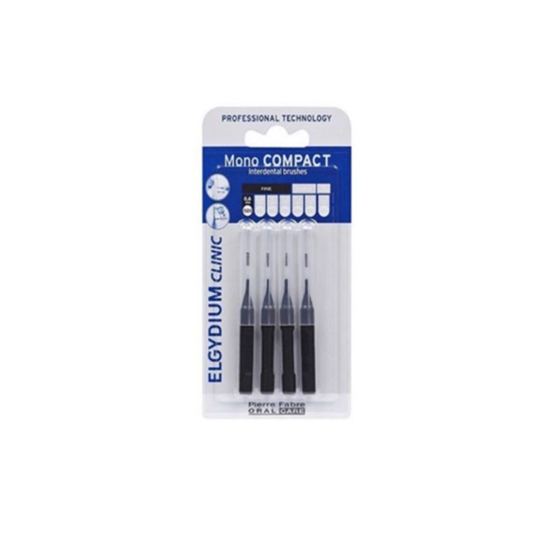 Elgydium Escovilhões Recargas Pretas 0.6mm