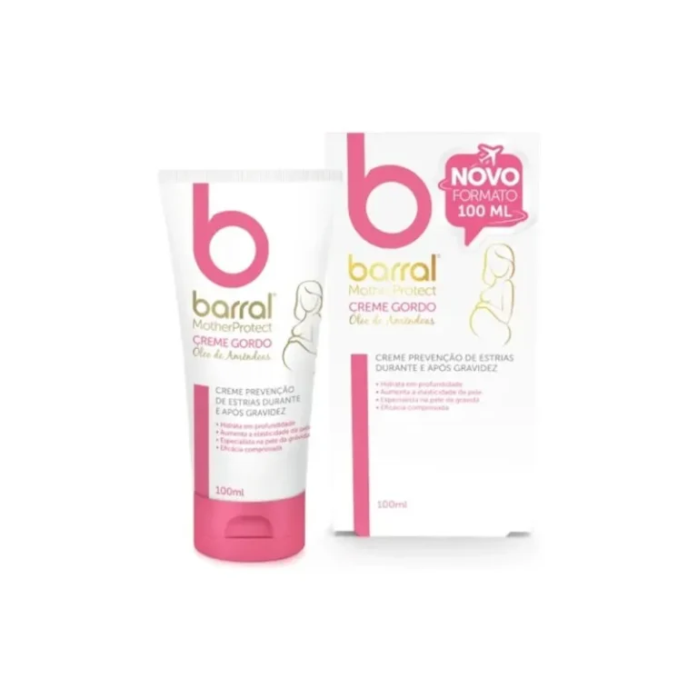 Barral Motherprotect Creme Gordo com Óleo de Amêndoas Doces Anti-Estrias 100ml