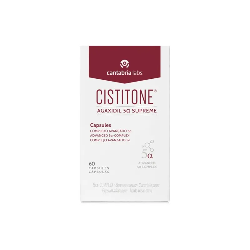 7529305-centralpharmacy_pt Cistitone Agaxidil 5Alfa Supreme Suplemento Antiqueda Avançado 60 Cápsulas - Image 1