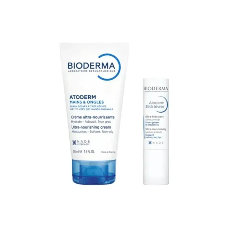 Bioderma Atoderm Coffret Creme de Mãos 50ml + Oferta Stick Labial 4g