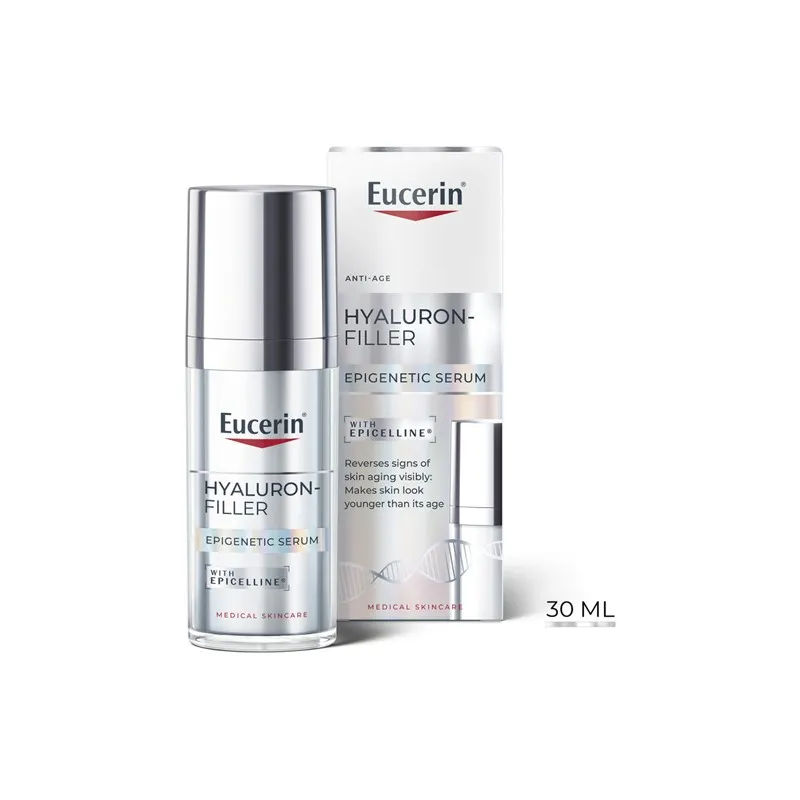 7602573-centralpharmacy_pt Eucerin Hyaluron-Filler Coffret Sérum Epigenético 30ml + Oferta Gel de Limpeza 200ml - Image 1