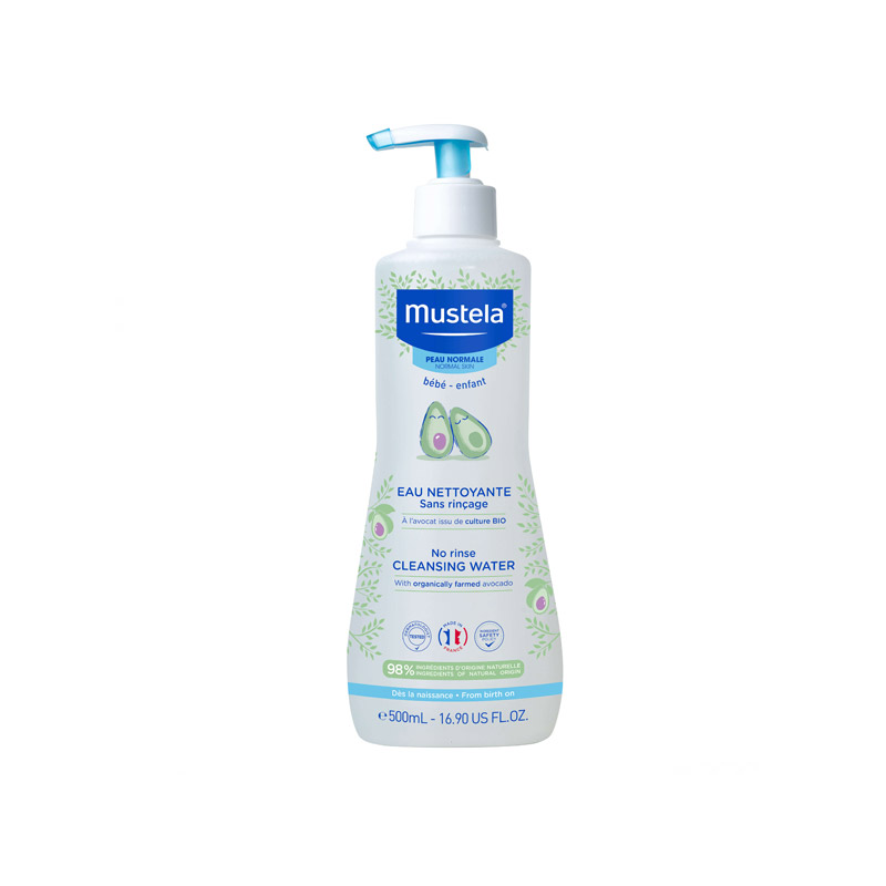 6949123 Mustela Bébé-Enfant Água de Limpeza sem Enxaguamento 500ml