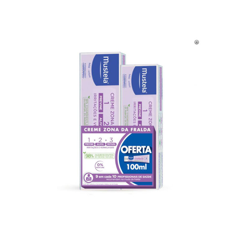 Mustela Creme Muda da Fralda 123 150ml + 100ml